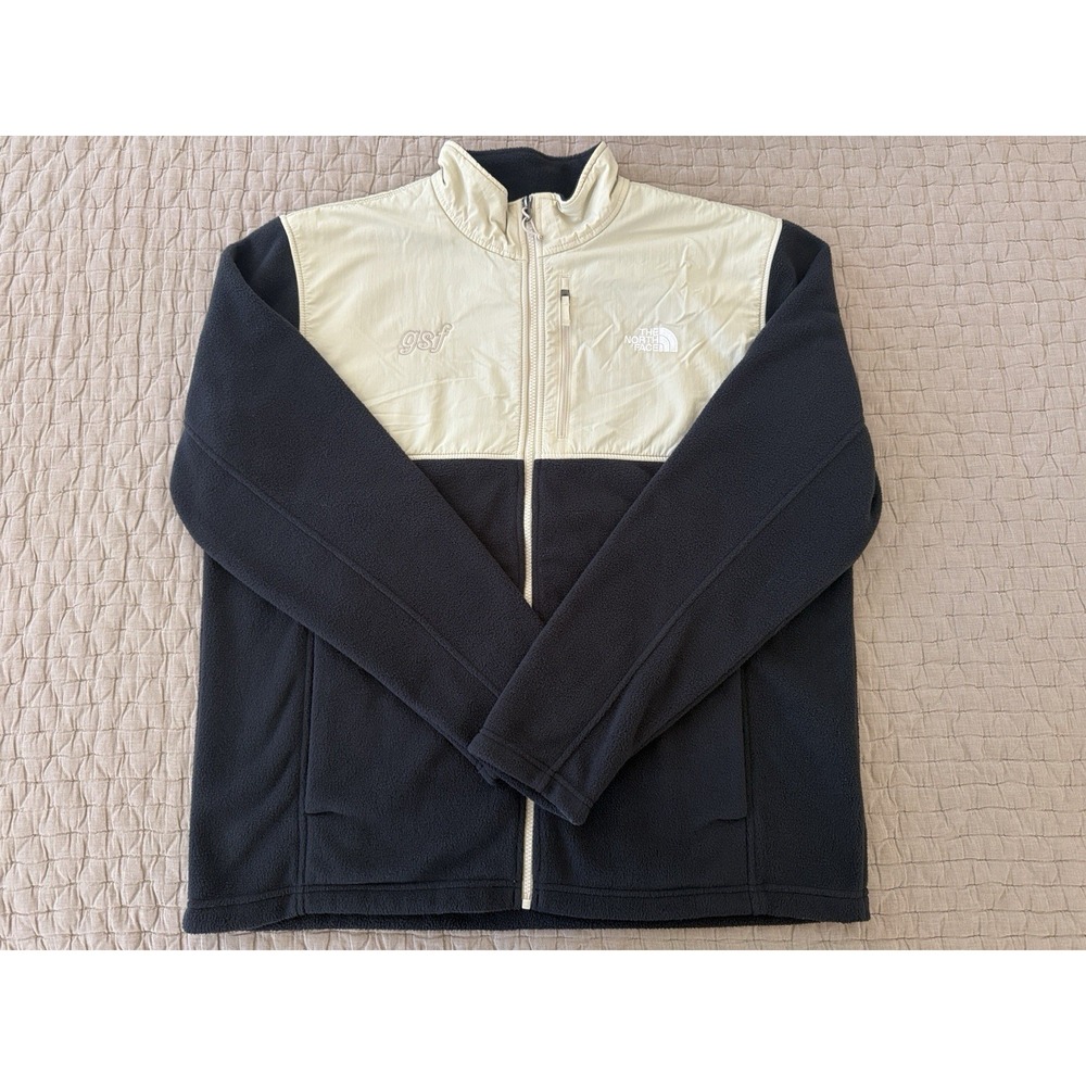 North Face Mens Highest Peak Full Zip Fleece Jacket XL Black Gravel NF0A7WJD